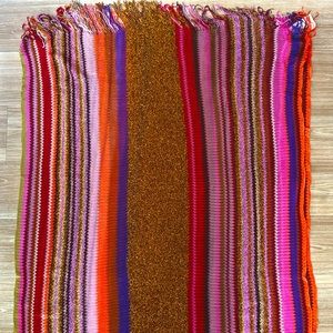 Chic Missoni scarf with metallic and bright-color yarns! BNWT!